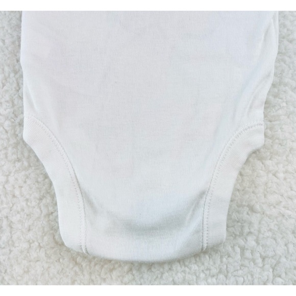 OLD NAVY • White/Multi Boo’s First Halloween Long Sleeve Bodysuit Onesie - Picture 8 of 12